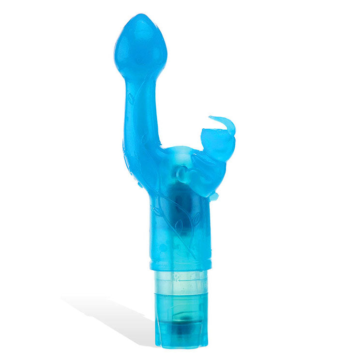 Adam &amp; Eve BUNNY KISS - Blue 17.8 cm Rabbit Vibrator