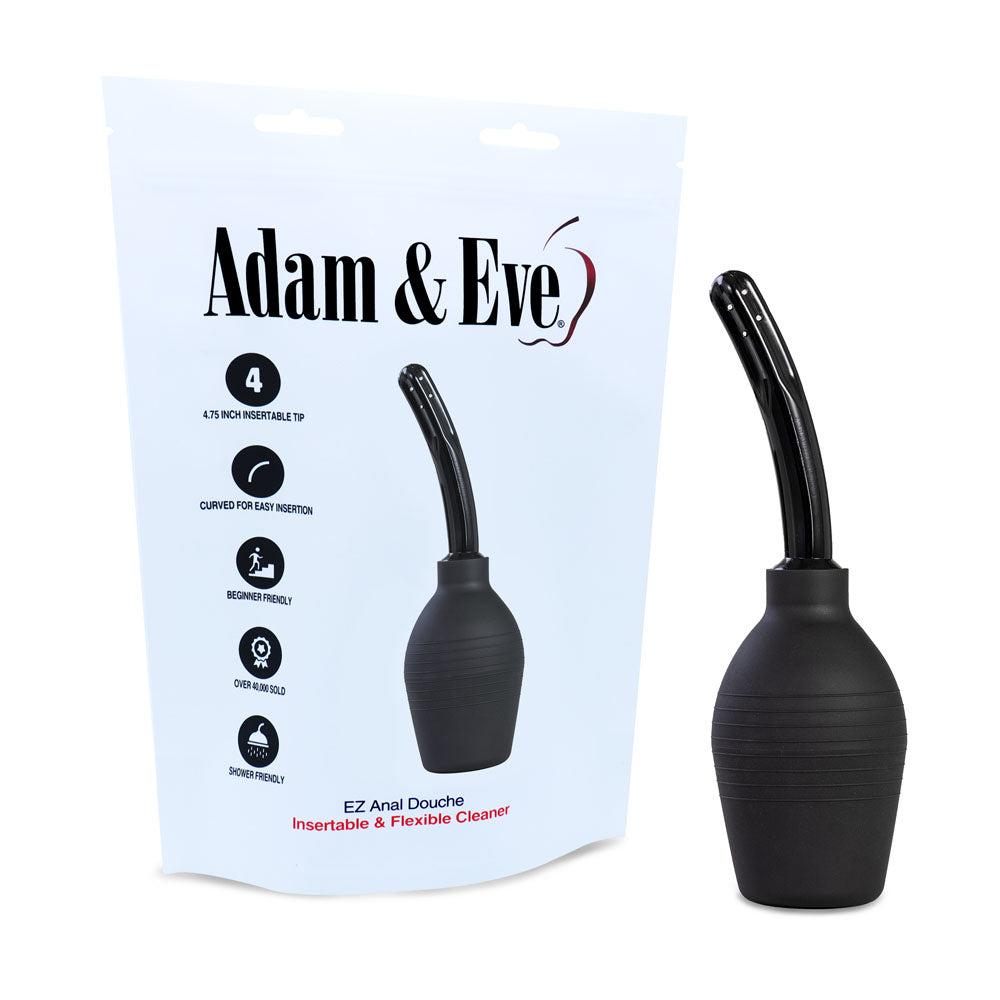 Adam &amp; Eve Ez Anal Douche - Black Douche