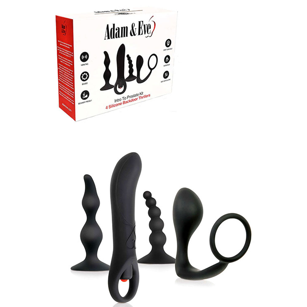 Adam &amp; Eve INTRO TO PROSTATE KIT - 4 Piece Kit
