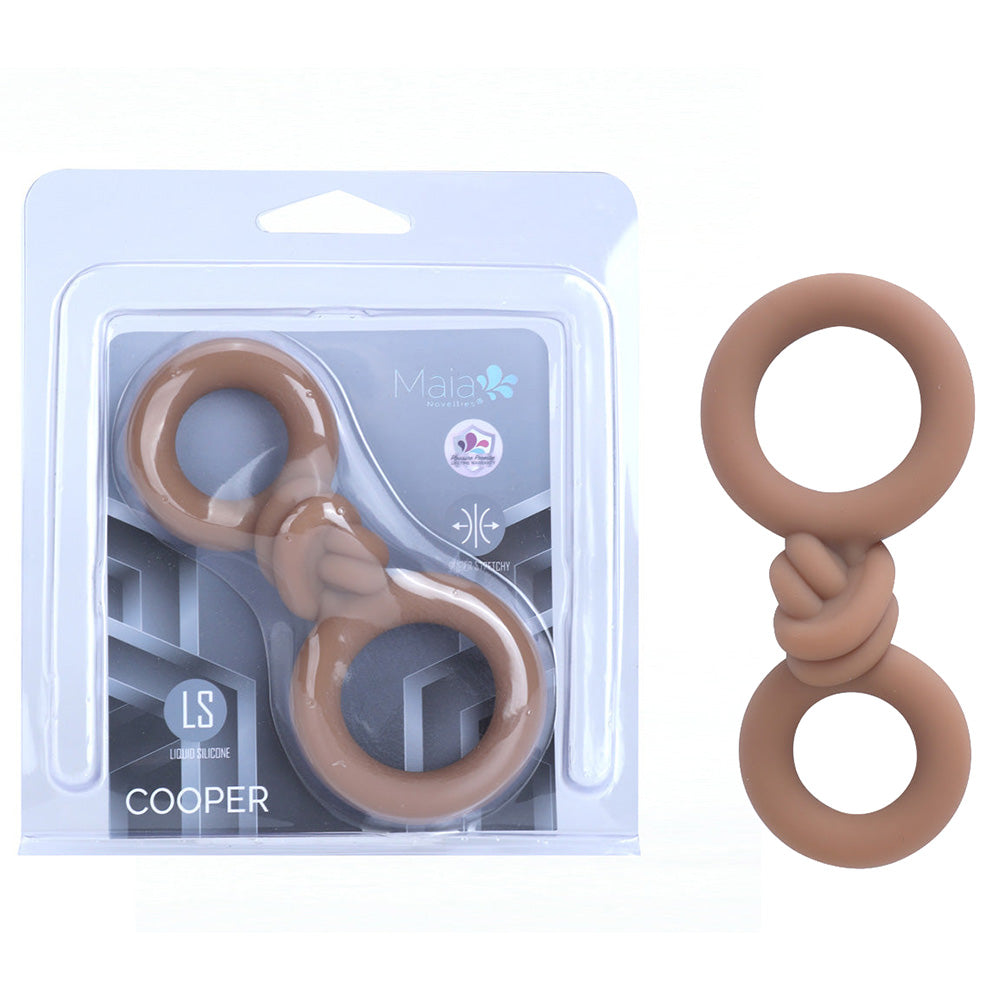 Maia COOPER - Caramel - Caramel Cock &amp; Balls Rings