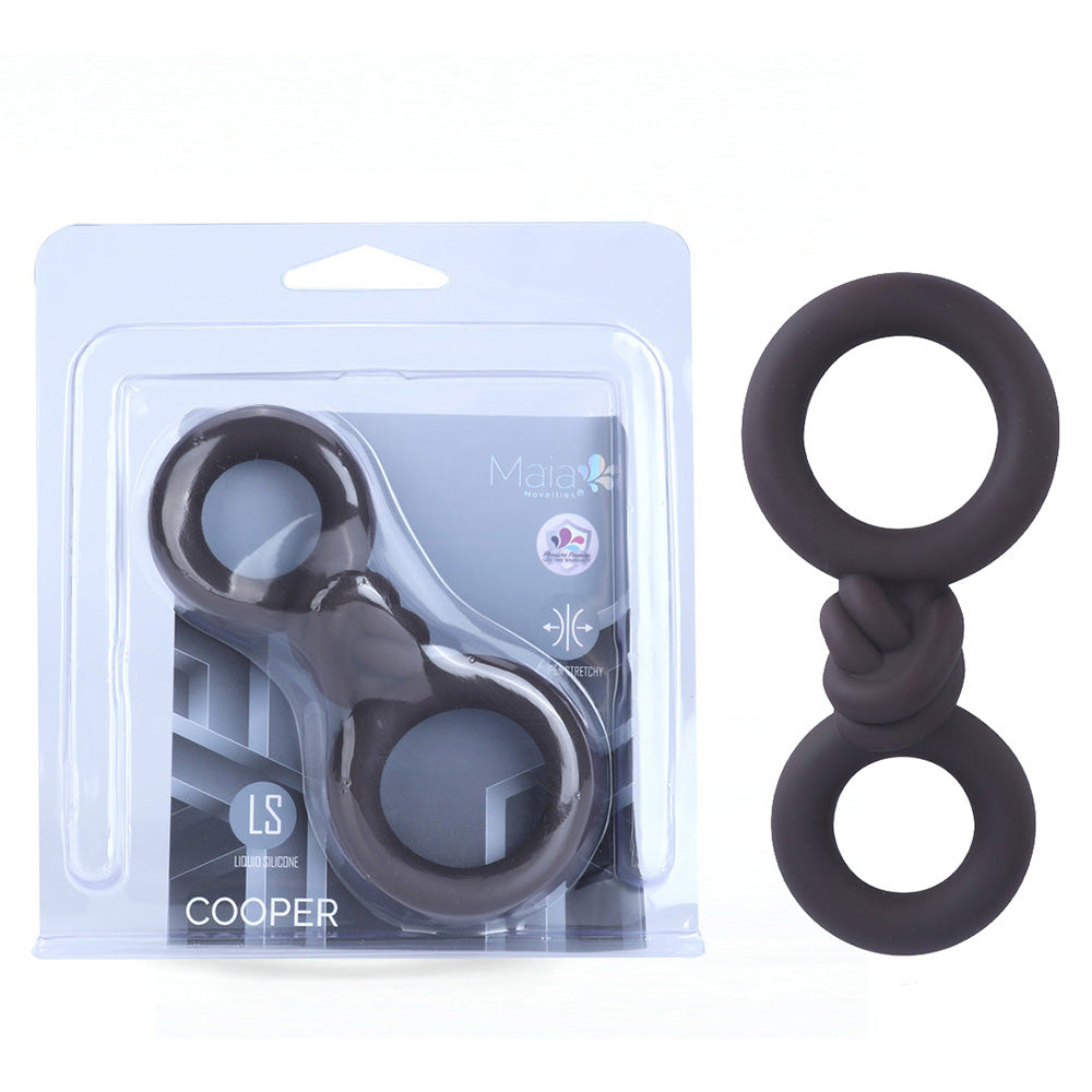 Maia COOPER - Chocolate - Chocolate Brown Cock &amp; Balls Rings