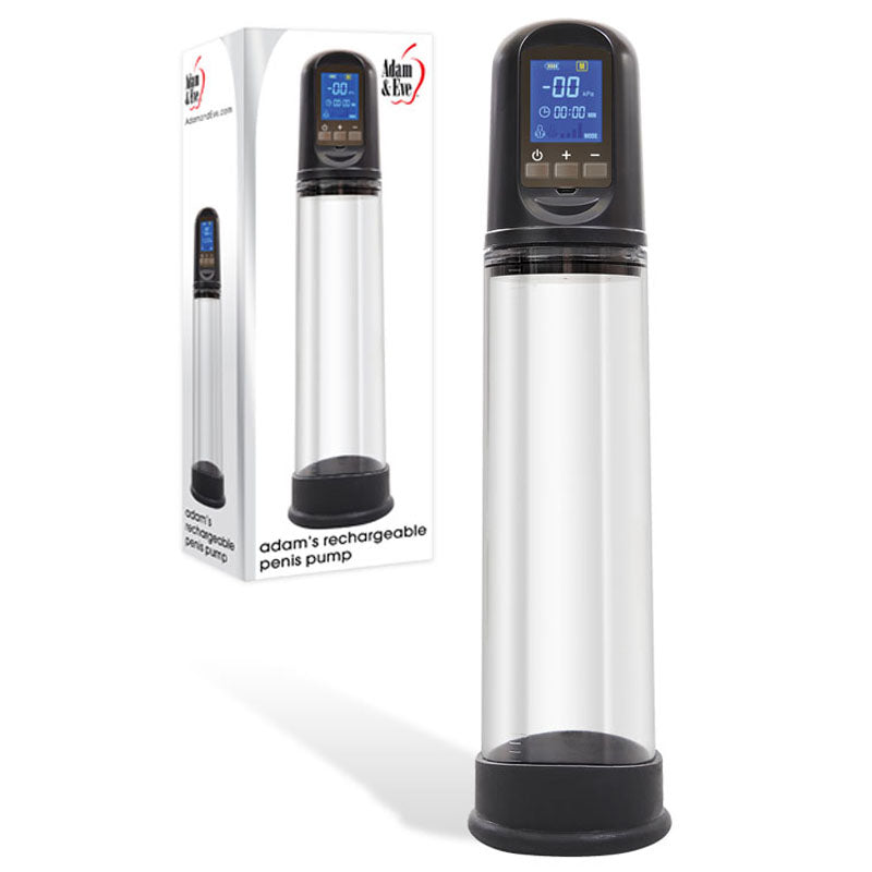 Adam &amp; Eve Rechargeable Penis Pump - USB Rechargeable Powered Penis Pump