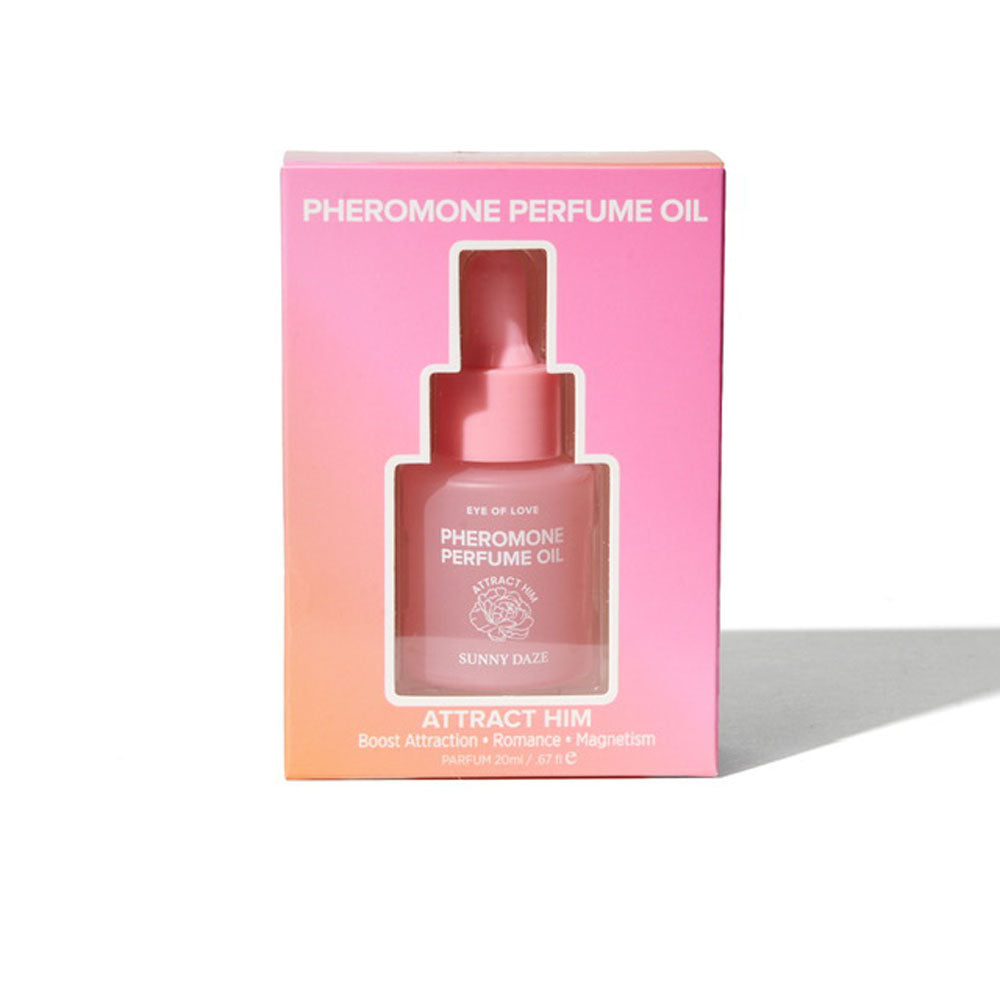 Eye Of Love Love In Bloom Sunny Daze Pheromone Perfume Oil - 20ml - Floral &amp; Citrus Scented Pheromone Perfume Oil for Women to attract Men - 20 ml Dropper