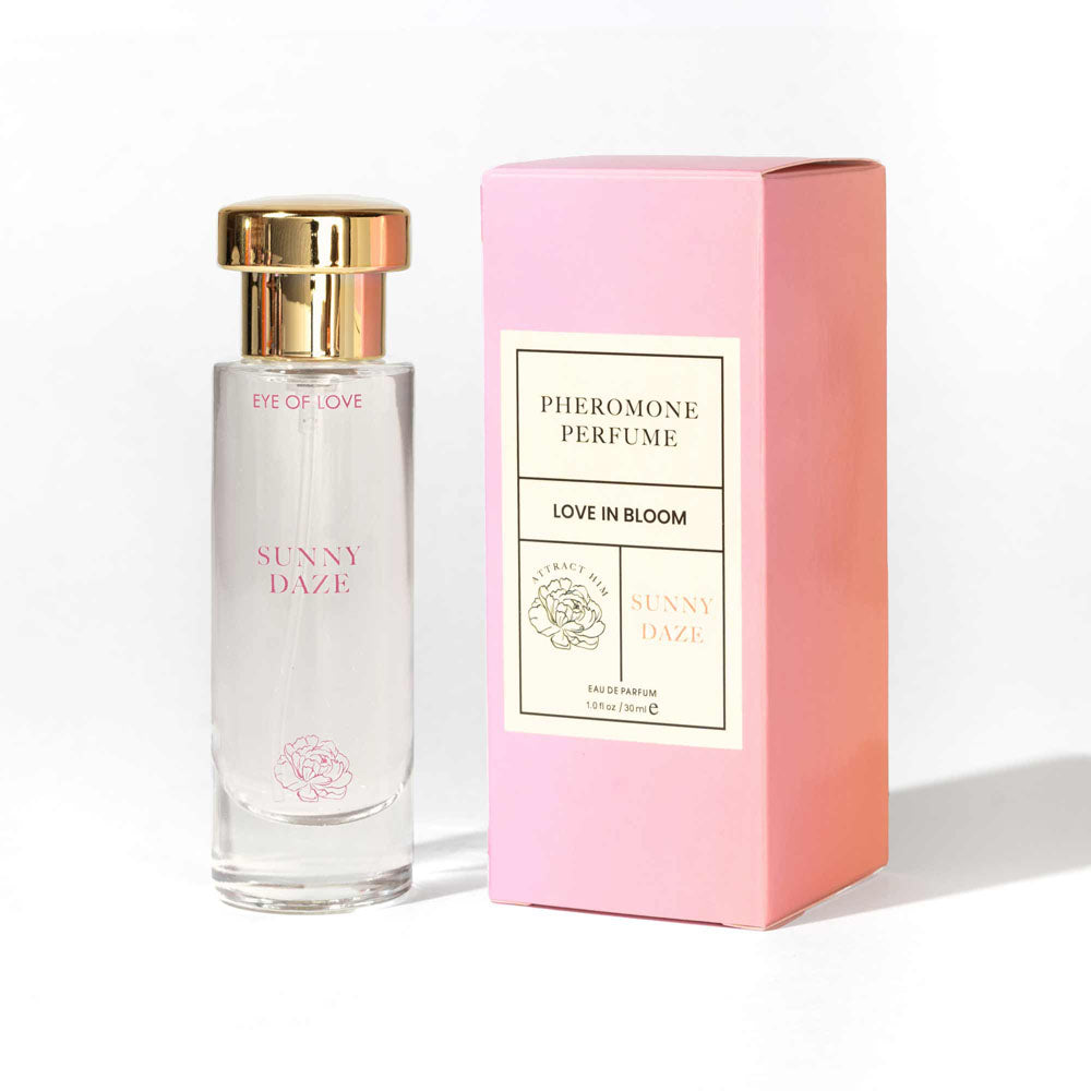 Eye Of Love Love In Bloom Sunny Daze Pheromone Perfume - 30ml - Floral &amp; Citrus Scented Pheromone Parfum for Women to attract Men - 30 ml Spray