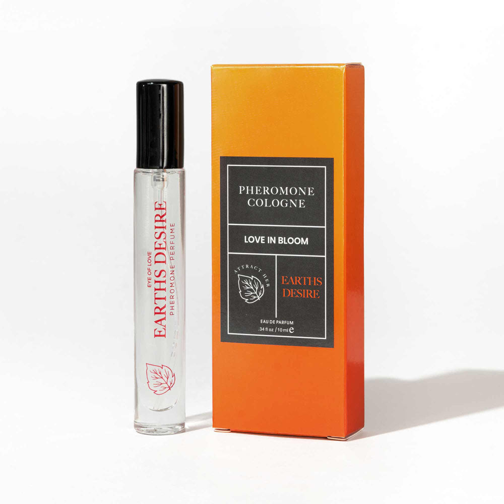 Eye Of Love Love In Bloom Earths Desire Pheromone Cologne - 10ml - Cypress &amp; Bergamot Scented Pheromone Cologne for Men to attract Women - 10 ml Spray