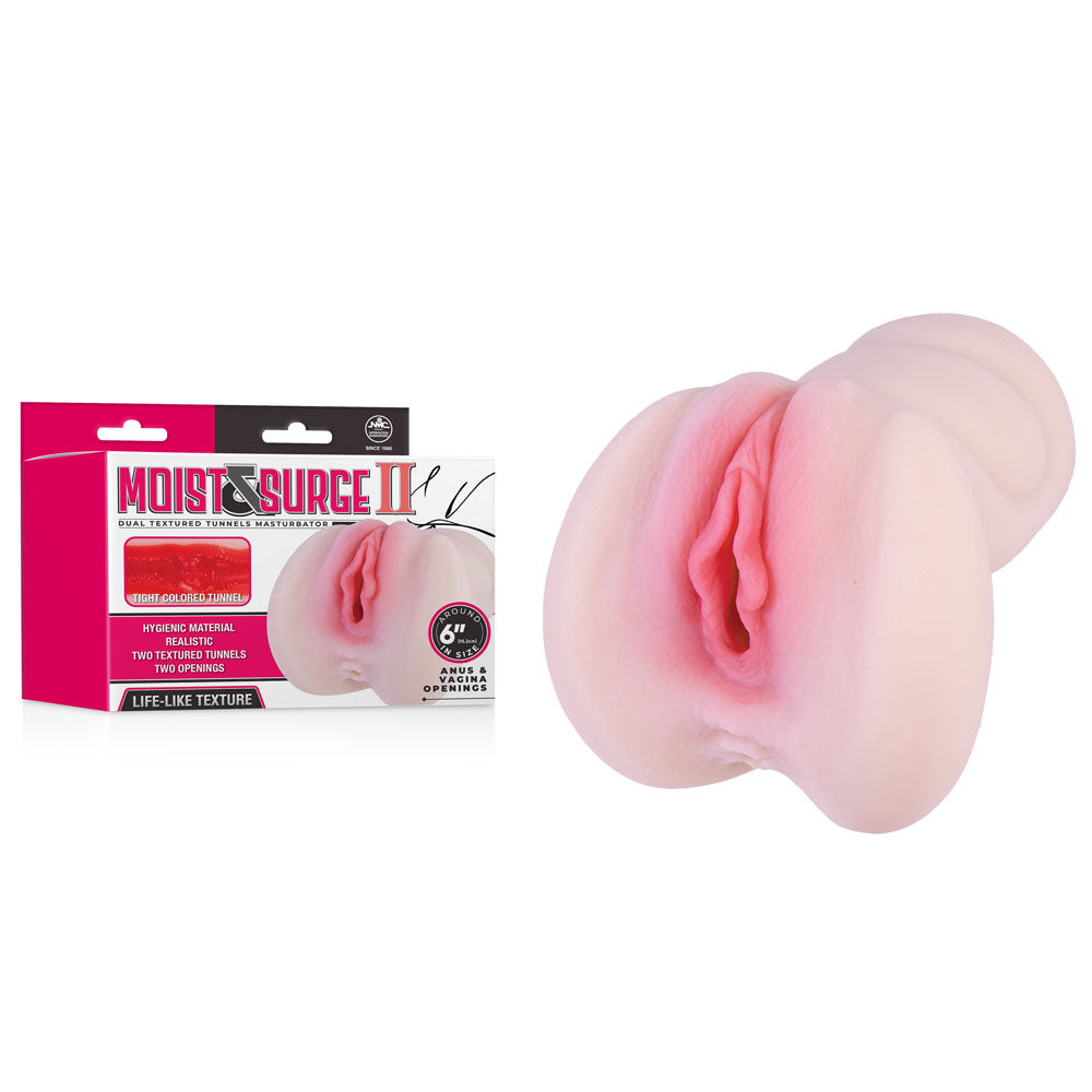 Moist &amp; Surge II - Flesh Dual Layer Vagina Stroker