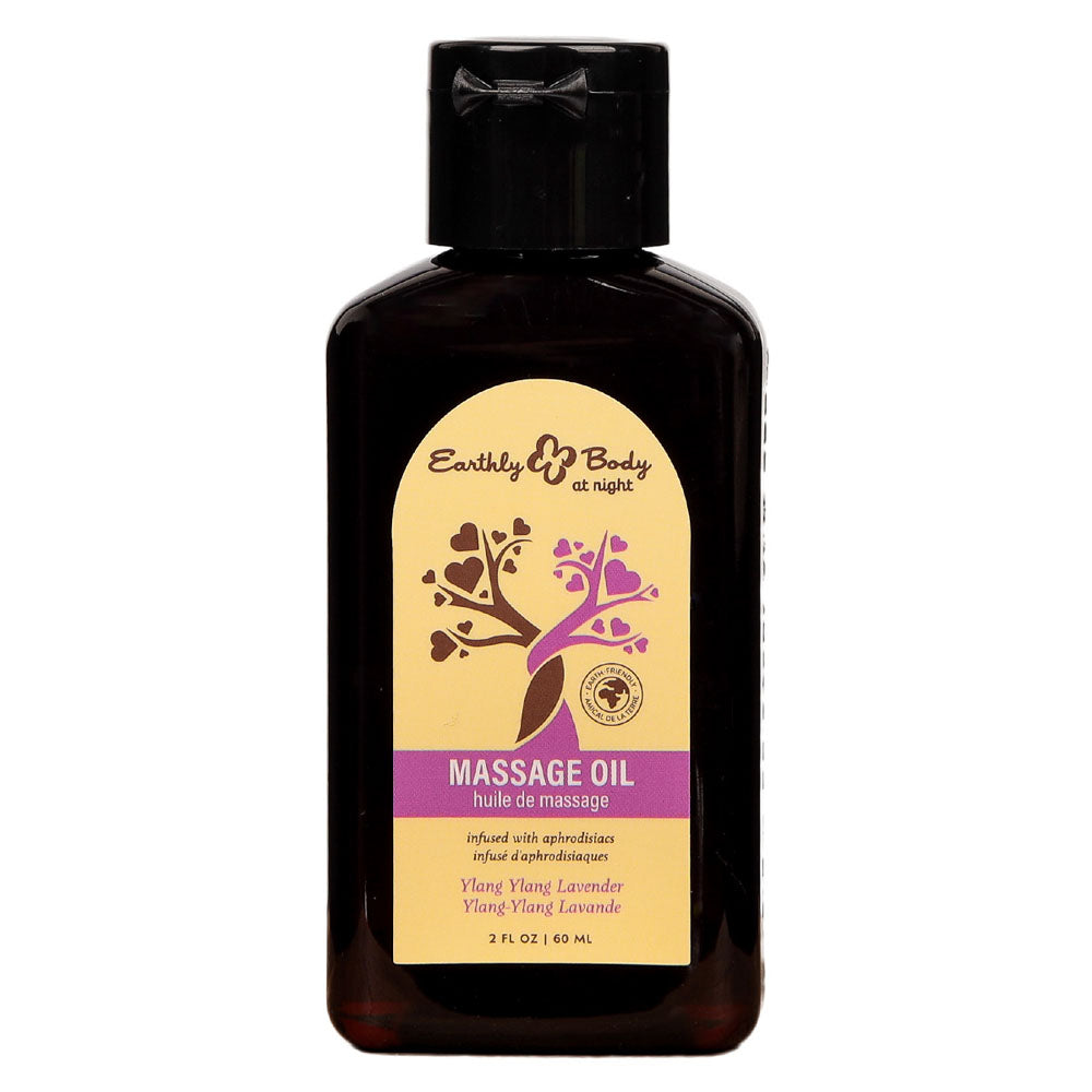 EB Aphrodisiac Massage Oil YLANG YLANG LAVENDER - 60 ml - Ylang Ylang &amp; Lavender Scented Massage Oil - 60 ml Bottle