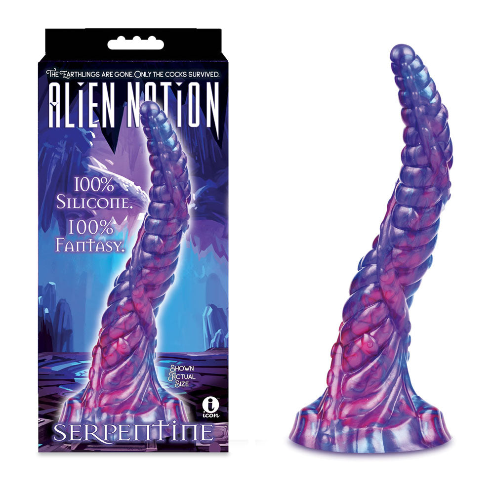 Alien Nation Serpentine - Purple 30 cm Fantasy Dong