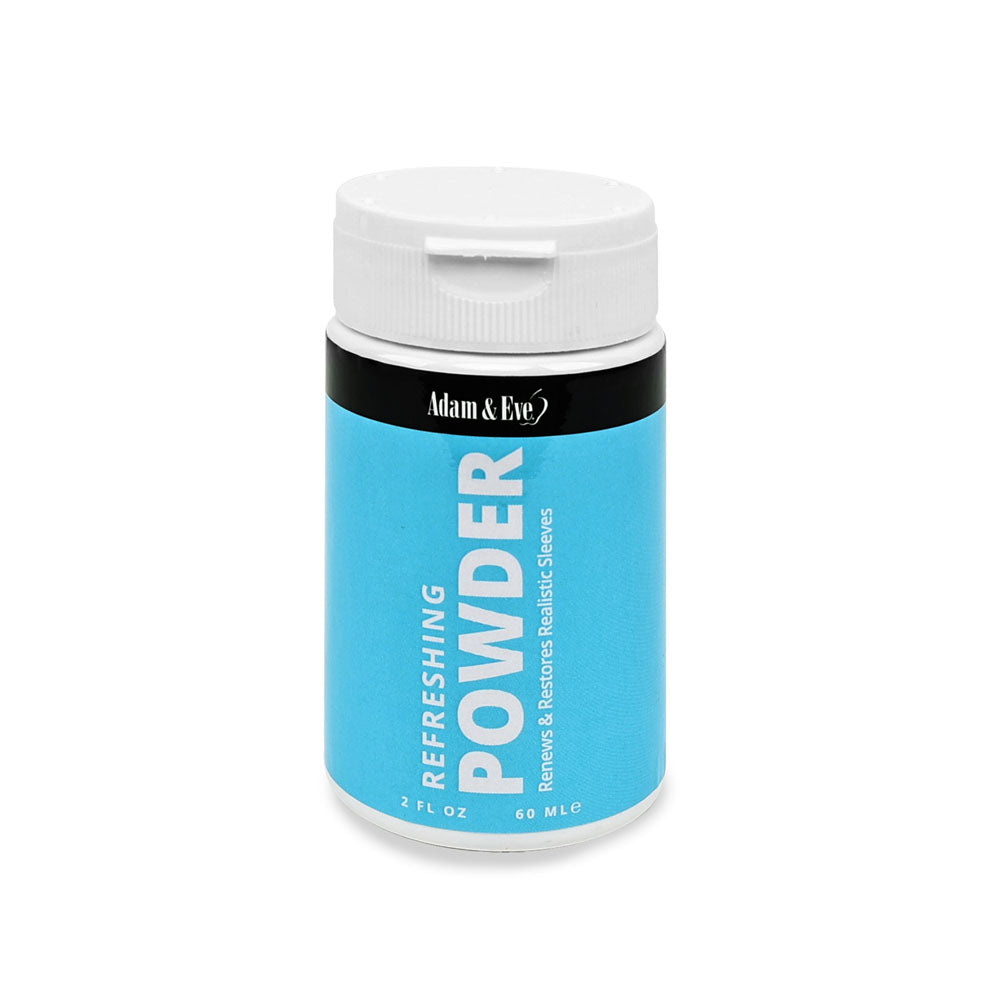 Adam &amp; Eve REFRESHING POWDER - 60 ml - Refreshing Powder for Realistic Toys - 60 ml
