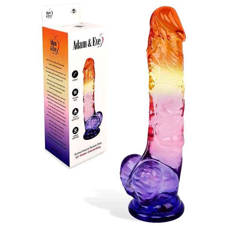 Adam &amp; Eve SUNRISE DREAMS - Coloured 24 cm Dong
