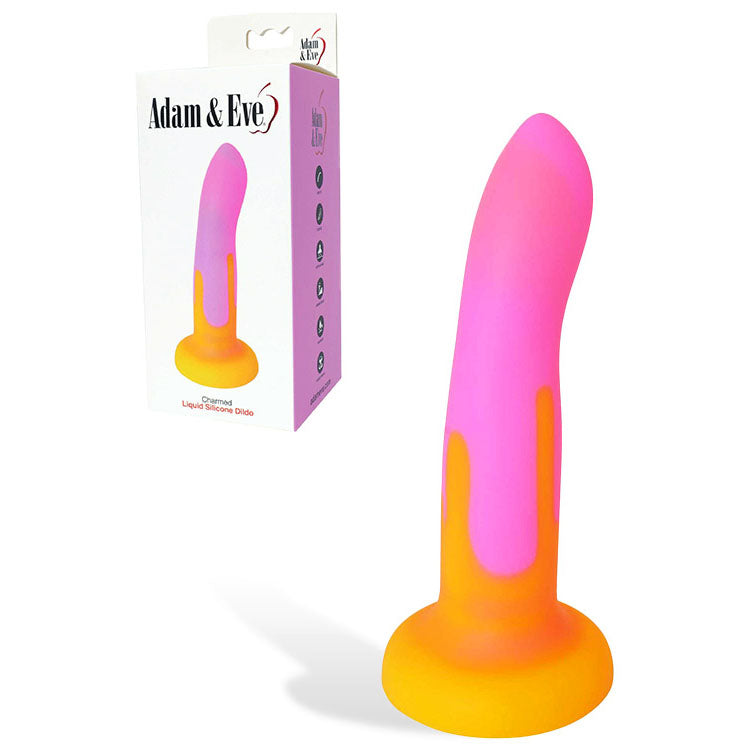 Adam &amp; Eve CHARMED - Pink/Yellow 16.5 cm Dildo