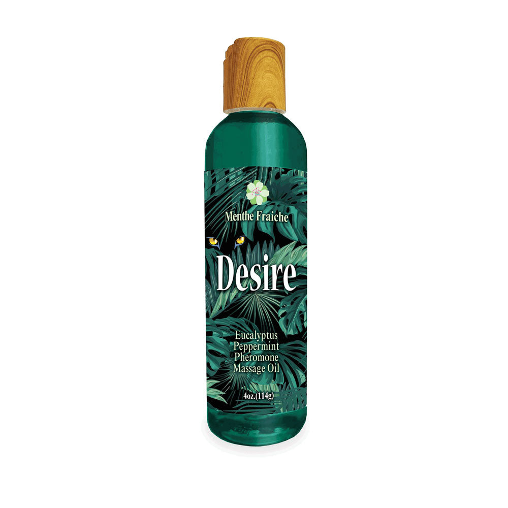 Desire Pheromone Massage Oil - Eucalyptus &amp; Peppermint Scented Pheromone Massage Oil - 118 ml