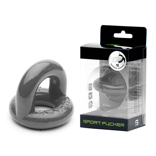 Sport Fucker Universal Cock Ring - Grey Cock &amp; Balls Ring