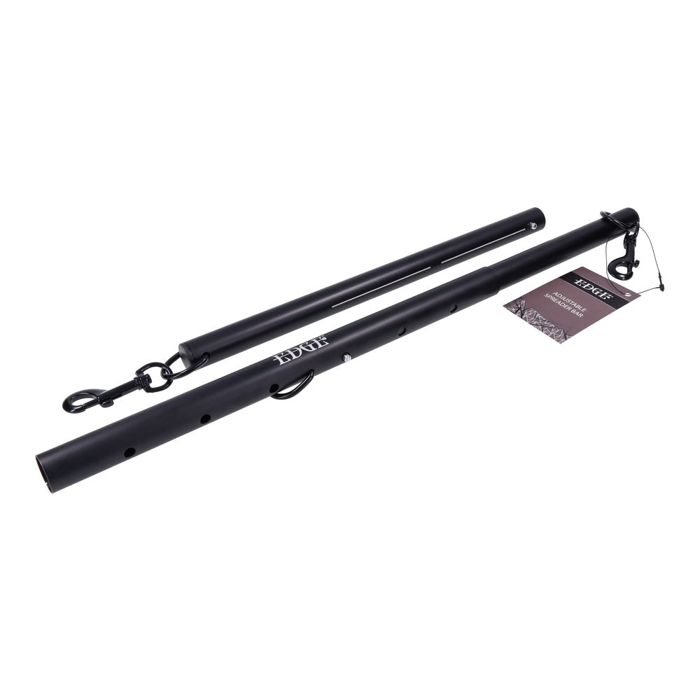 EDGE Adjustable Spreader Bar - Black Bondage Restraint Bar