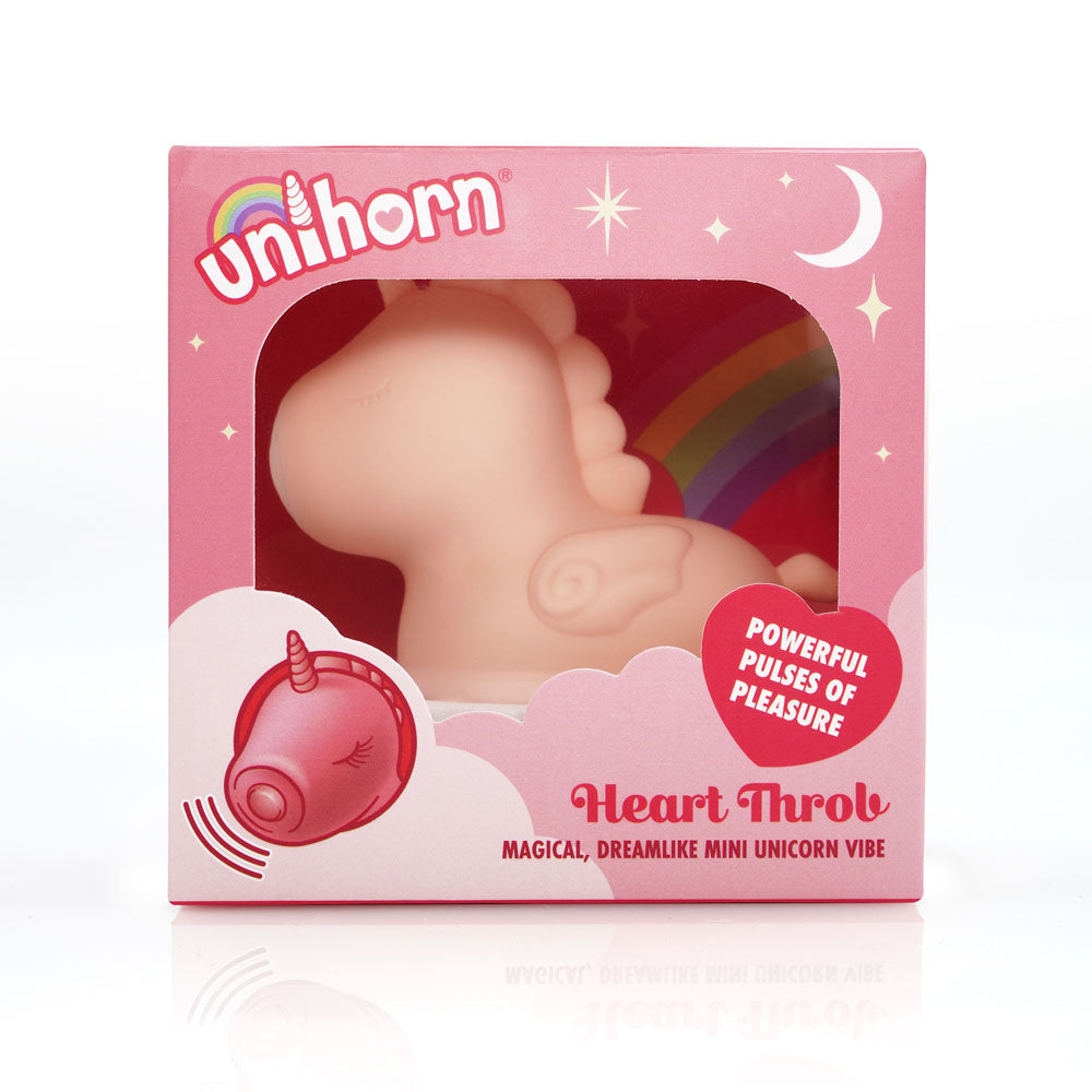 Unihorn - Heart Throb Coral Rechargeable Flicking Stimulator
