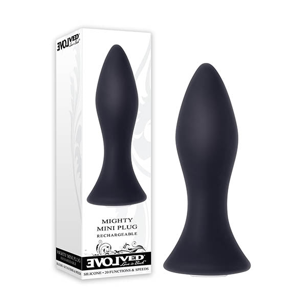Evolved Mighty Mini Plug – Rechargeable Vibrating Silicone Butt Plug