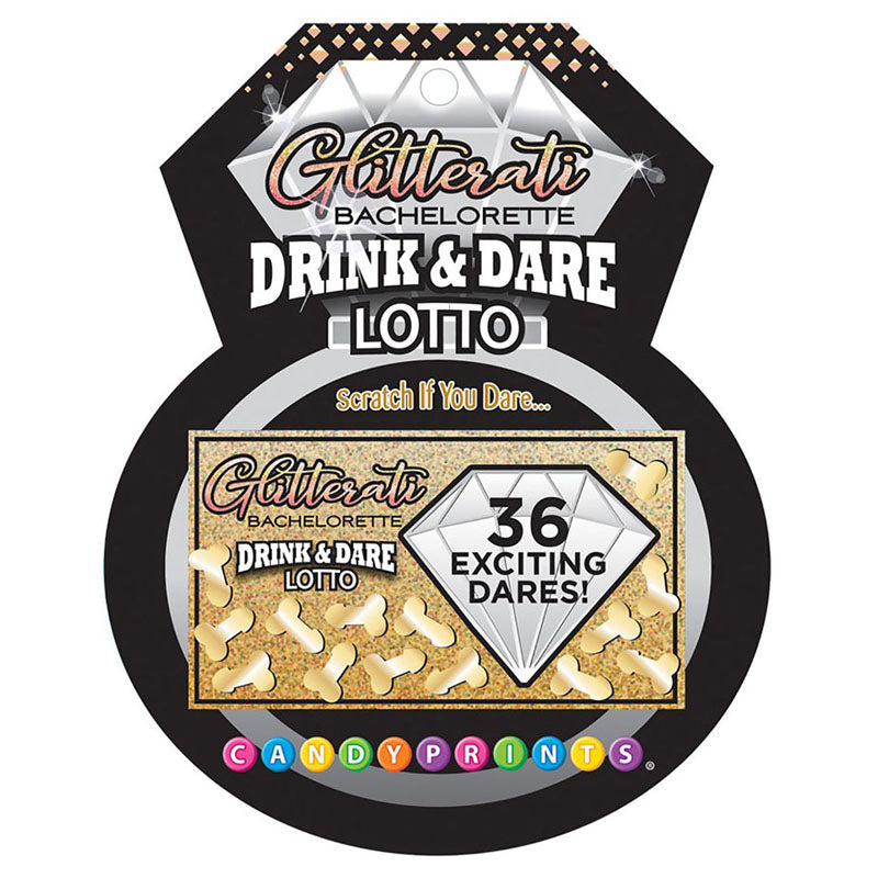 Glitterati Drink And Dare Lotto - Hens Party Lotto Game