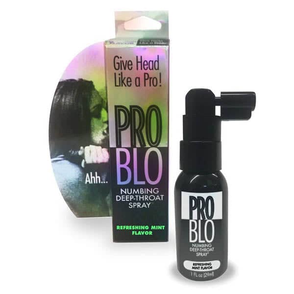 ProBlo Deep-Throat Spray - Mint Flavoured Deep Throat Spray